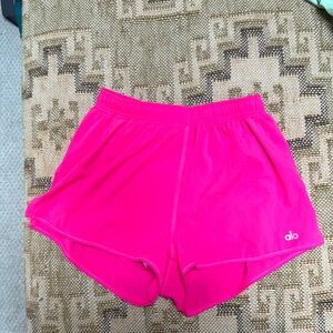 Alo Yoga | Hot Pink Running Shorts